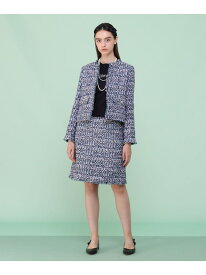 【SALE／40%OFF】ブルーミックスツイードタイト スカート ANAYI アナイ スカート その他のスカート ブルー【RBA_E】【送料無料】[Rakuten Fashion]