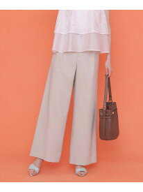 スラブオックスタックワイドパンツ ANAYI アナイ パンツ その他のパンツ ブラック グレー ホワイト【送料無料】[Rakuten Fashion]