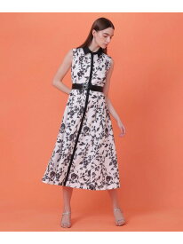 コットン刺繍プリントシャツ ワンピース ANAYI アナイ ワンピース・ドレス シャツワンピース ホワイト【送料無料】[Rakuten Fashion]
