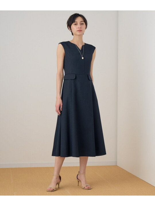 楽天市場】【SALE／40%OFF】リネン調オックスフレア ワンピース ANAYI 
