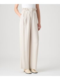 【セットアップ対応商品】ストレッチサテンポケットパンツ ANAYI アナイ パンツ その他のパンツ ベージュ ブラウン ブラック【送料無料】[Rakuten Fashion]