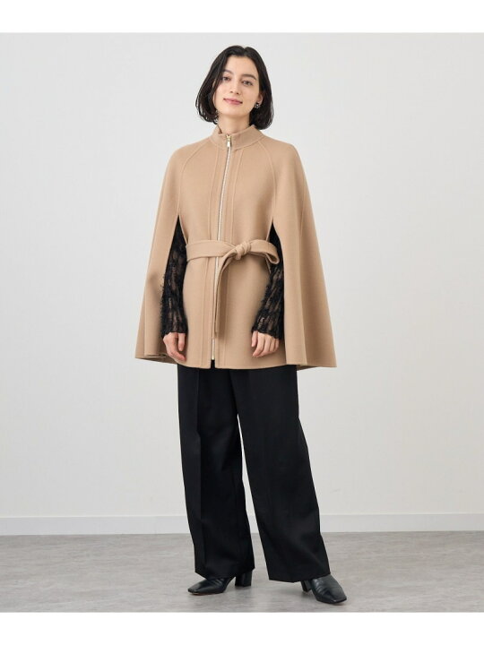 楽天市場】【SALE／50%OFF】シャルムビーバーミドルケープコート ANAYI 