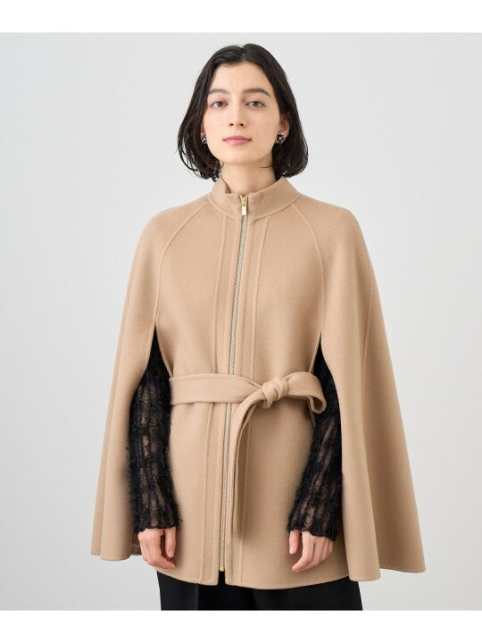 楽天市場】【SALE／50%OFF】シャルムビーバーミドルケープコート ANAYI 