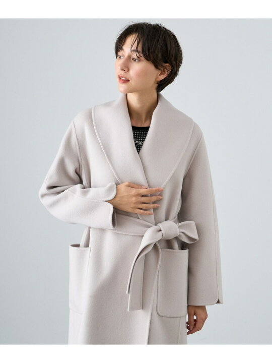 楽天市場】【SALE／40%OFF】シャルムビーバーショールカラーコート 