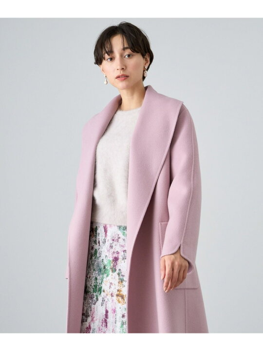 楽天市場】【SALE／40%OFF】シャルムビーバーショールカラーコート 
