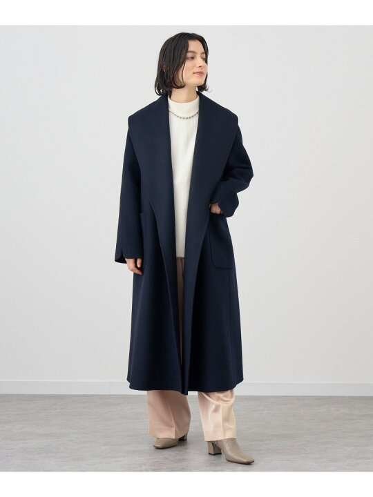 楽天市場】【SALE／40%OFF】シャルムビーバーショールカラーコート 