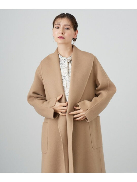 楽天市場】【SALE／40%OFF】シャルムビーバーショールカラーコート  