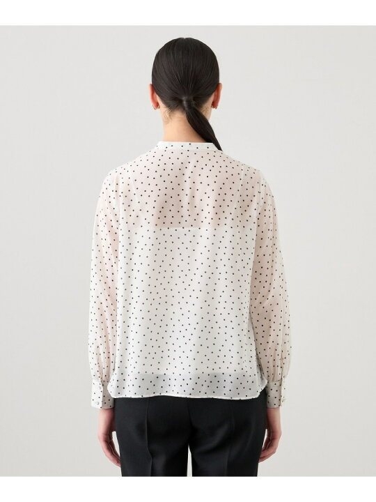 楽天市場】【SALE／40%OFF】ドットプリントフリルブラウス ANAYI 