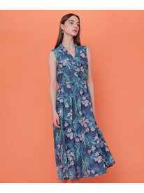 ラーレプリントカシュクール ワンピース ANAYI アナイ ワンピース・ドレス その他のワンピース・ドレス ネイビー グレー ベージュ【送料無料】[Rakuten Fashion]