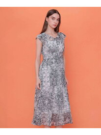 カレイドミラープリントノースリーブ ワンピース ANAYI アナイ ワンピース・ドレス ワンピース ブラック【送料無料】[Rakuten Fashion]