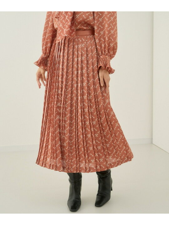 楽天市場】【SALE／40%OFF】キープリントプリーツ スカート ANAYI 