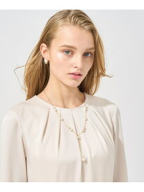 バロックパールドロップネックレス ANAYI アナイ アクセサリー・腕時計 ネックレス ホワイト【送料無料】[Rakuten Fashion]