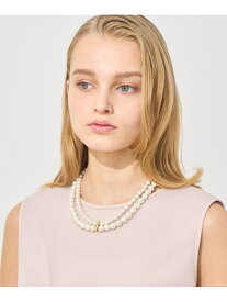 【SALE／30%OFF】バロックパール2連バーコンビネックレス ANAYI アナイ アクセサリー・腕時計 ネックレス ホワイト【RBA_E】【送料無料】[Rakuten Fashion]