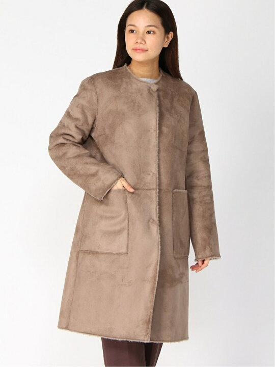 楽天市場】【SALE／70%OFF】エコファーリバーシブルコート ANAYI 