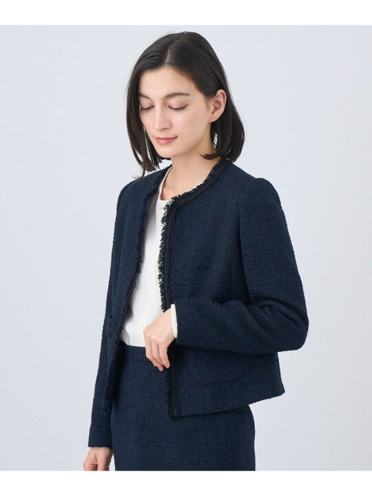 楽天市場】【SALE／50%OFF】【セットアップ対応商品】フリンジツイード 