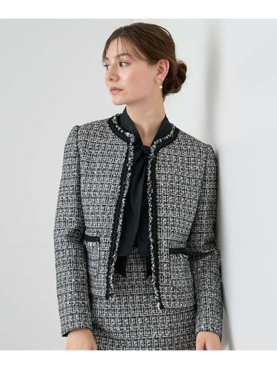 楽天市場】【SALE／50%OFF】【セットアップ対応商品】フリンジツイード  