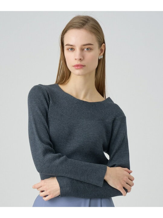 楽天市場】【SALE／40%OFF】メリノウール2WAYリブプルオーバー ANAYI  