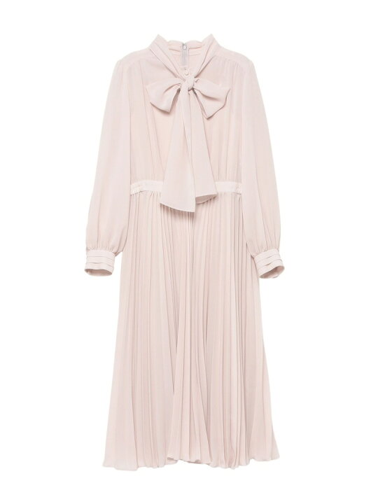 楽天市場】シアードビーボウタイプリーツワンピース ANAYI アナイ  