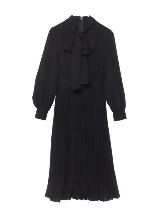 楽天市場】シアードビーボウタイプリーツワンピース ANAYI アナイ  