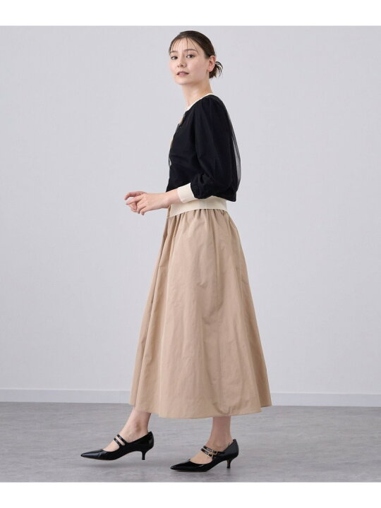 楽天市場】【SALE／50%OFF】チュールレイヤードバイカラーカーディガン 