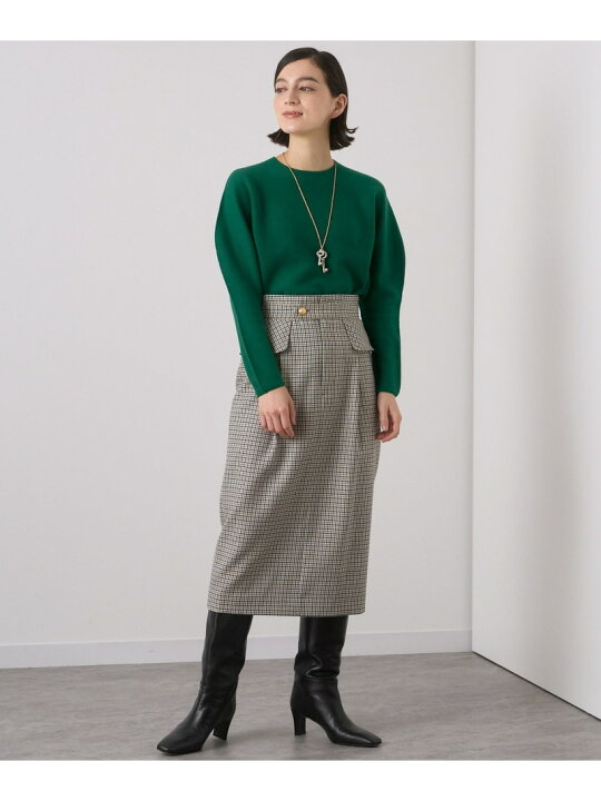 楽天市場】【SALE／40%OFF】サキソニーストレッチペプラムスカート 