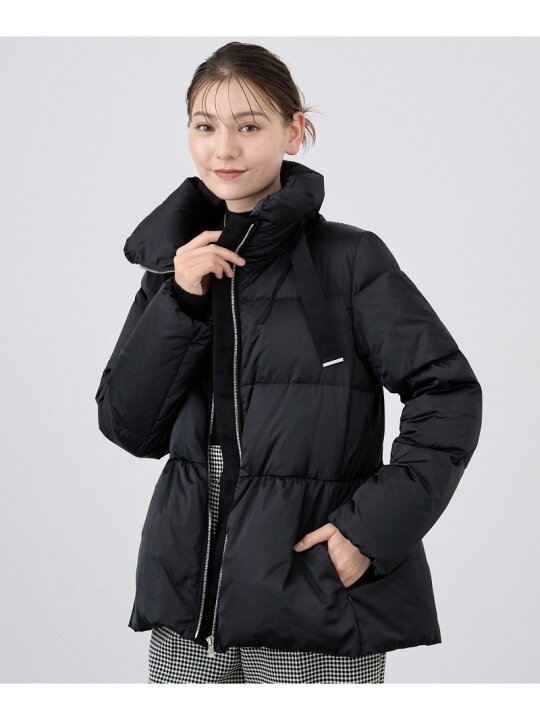 楽天市場】【SALE／40%OFF】ソロサテンペプラムダウンコート ANAYI 