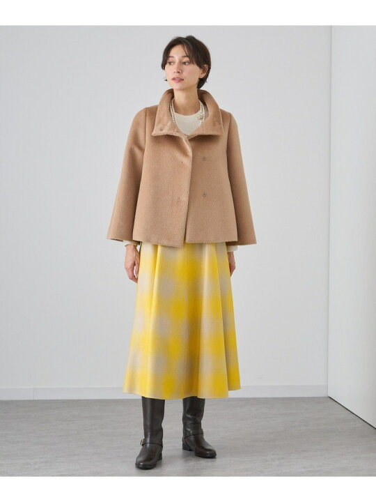 楽天市場】アルパカシャギーショートコート ANAYI アナイ ジャケット 