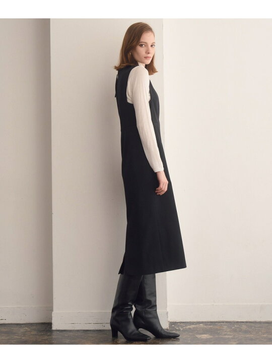 楽天市場】【SALE／40%OFF】ウールライクダブルクロスワンピース ANAYI 