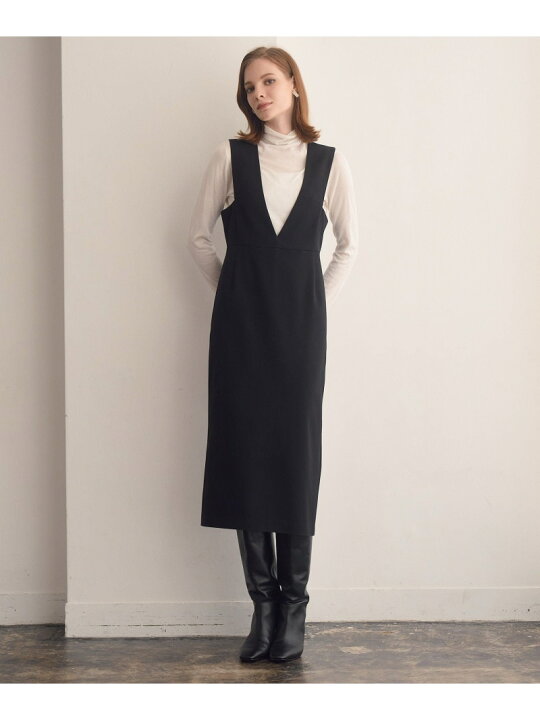 楽天市場】【SALE／40%OFF】ウールライクダブルクロスワンピース ANAYI  