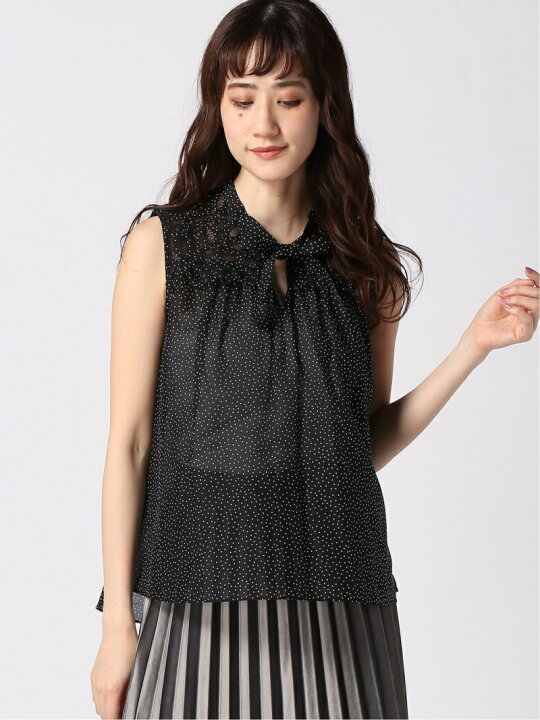 楽天市場】【SALE／70%OFF】ドットプリントバテンレースブラウス ANAYI 