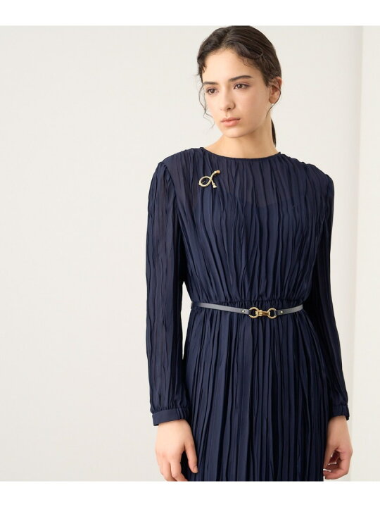 楽天市場】【SALE／40%OFF】ランダムプリーツベルト付き ワンピース  