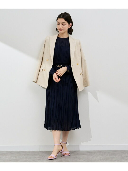 楽天市場】【SALE／40%OFF】ランダムプリーツベルト付き ワンピース  