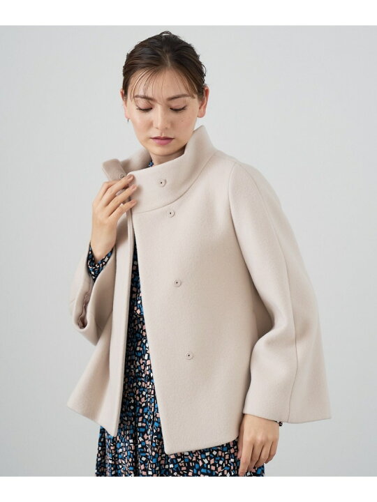 楽天市場】【SALE／40%OFF】ウールビーバーショートコート ANAYI 