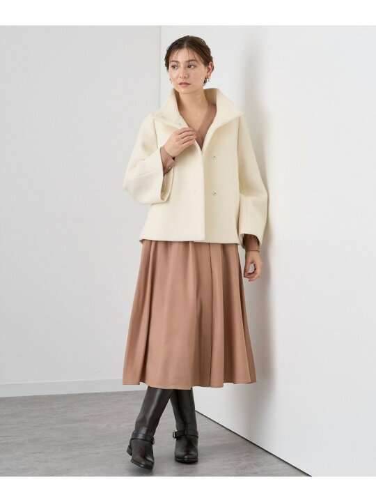 楽天市場】【SALE／40%OFF】ウールビーバーショートコート ANAYI 
