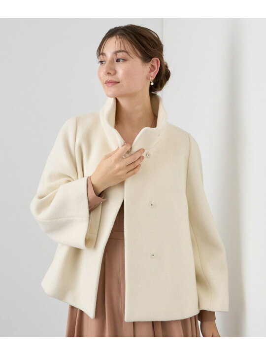 楽天市場】【SALE／40%OFF】ウールビーバーショートコート ANAYI 