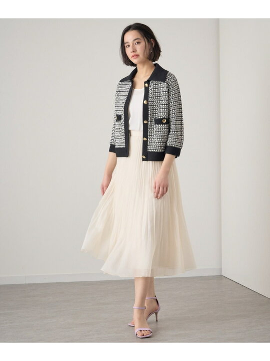 楽天市場】【SALE／40%OFF】スパンオーガンジープリーツ スカート 