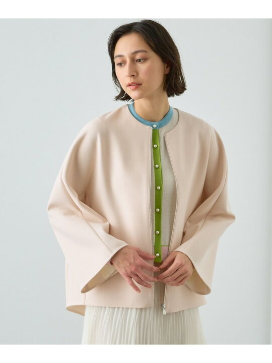 楽天市場】【SALE／40%OFF】カラーリバーノーカラー ジャケット ANAYI 