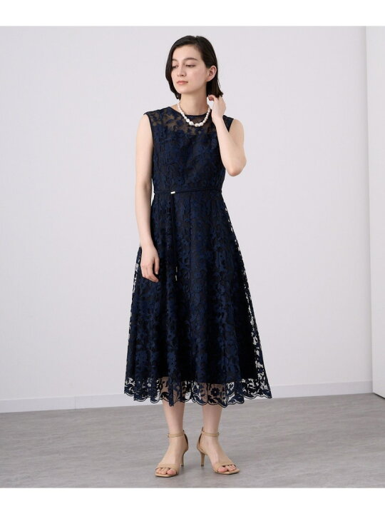 楽天市場】ホップフラワーレースフレア ワンピース ANAYI アナイ  