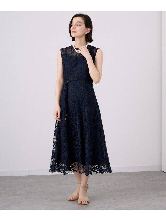 楽天市場】ホップフラワーレースフレア ワンピース ANAYI アナイ  
