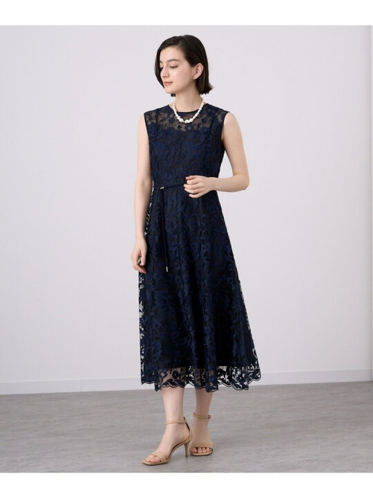 楽天市場】ホップフラワーレースフレア ワンピース ANAYI アナイ  