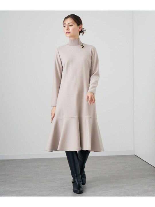 楽天市場】【SALE／50%OFF】ウールジャージーヘムフレア ワンピース  
