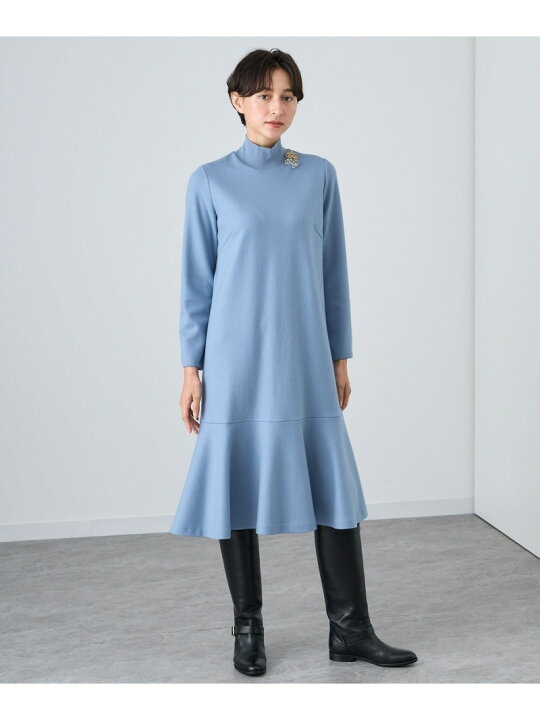 楽天市場】【SALE／40%OFF】ウールジャージーヘムフレア ワンピース 