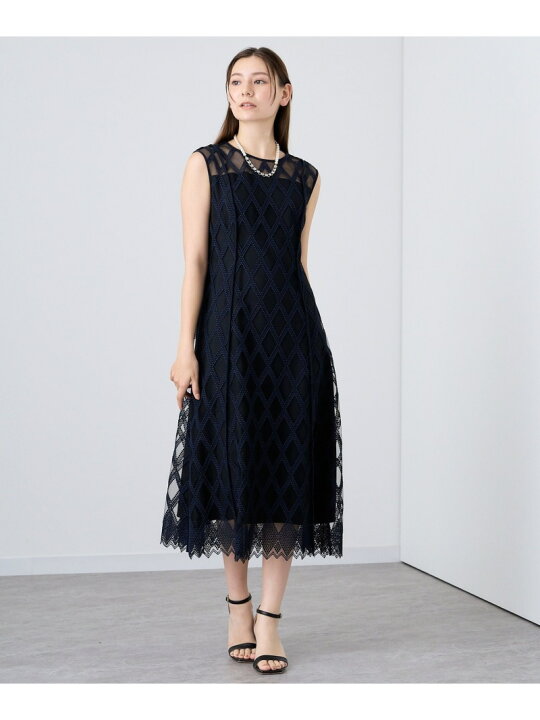 楽天市場】【SALE／40%OFF】ダイヤエンブロイダリーフレア ワンピース 