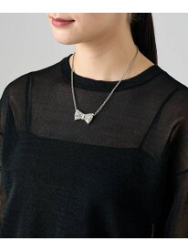 【SALE／50%OFF】リボンタイビジューネックレス ANAYI アナイ アクセサリー・腕時計 ネックレス シルバー【RBA_E】【送料無料】[Rakuten Fashion]