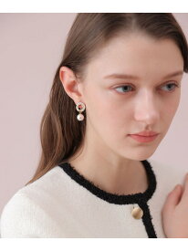 【Eternal Line 2026】パールビジューサークルイヤリング ANAYI アナイ アクセサリー・腕時計 イヤリング・イヤーカフ ホワイト【送料無料】[Rakuten Fashion]