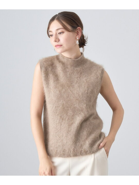 楽天市場】【SALE／30%OFF】カシミヤファーハイネック 