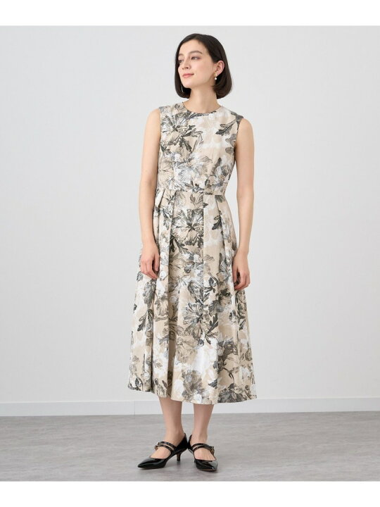 楽天市場】【SALE／40%OFF】リネンポリフラワータックワンピース ANAYI  