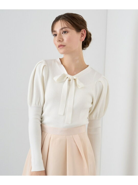 楽天市場】【SALE／40%OFF】2WAYリボンパフ プルオーバー ANAYI アナイ 