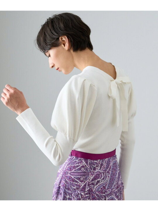 楽天市場】【SALE／40%OFF】2WAYリボンパフ プルオーバー ANAYI アナイ 