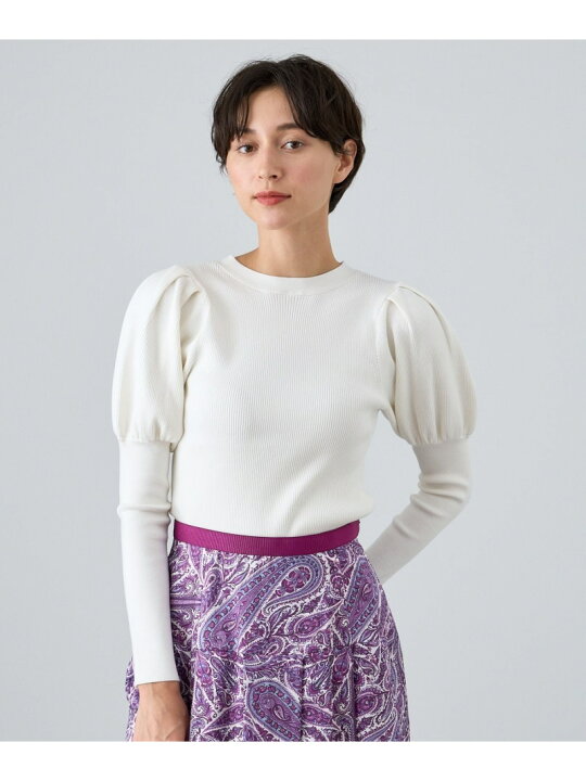楽天市場】【SALE／40%OFF】2WAYリボンパフ プルオーバー ANAYI アナイ 